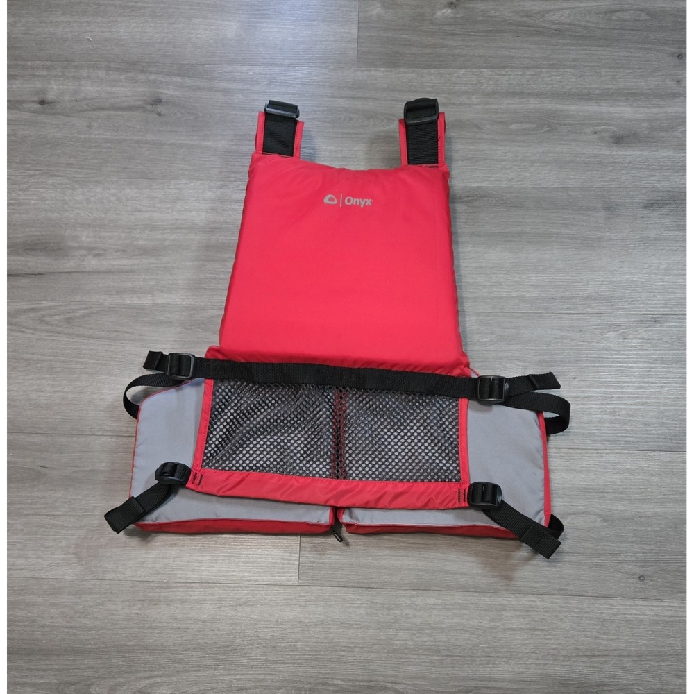 Onyx Universal Paddle Life Jacket / Vest PFD, Adult M/L, RED(121900-100-004-17) - Picture 2 of 12
